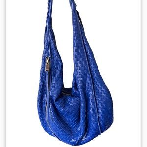 Christopher Kon Woven Leather Hobo Bag